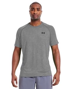 Under Armour Men's UA Tech™ Patterned Short Sleeve T-Shirt Large True Gray Heather
