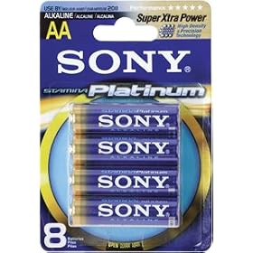 Sony AM3PT-B8A Platinum Alkaline Battery Blister Multipack (8-Pk)