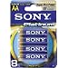 Sony AM3PT-B8A Platinum Alkaline Battery Blister Multipack (8-Pk)