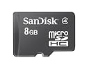 SanDisk - Flash memory card ( microSDHC to SD adapter included ) - 8 GB - Class 4 - microSDHC with MobileMate Micro Reader