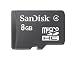 SanDisk - Flash memory card ( microSDHC to SD adapter included ) - 8 GB - Class 4 - microSDHC with MobileMate Micro Reader