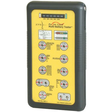 ZTS Inc. MBT-1 Multi-Battery Tester for More than 30 Different Battery Types.
