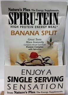 Spiru-Tein (Spirutein) Shake - Banana Split Packets - Nature's Plus - 8 - Packet