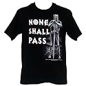 Monty Python and the Holy Grail Black Knight None Shall Pass Mens T-Shirt