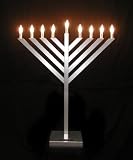 3 Ft Aluminum Electric Display Hanukkah Menorah