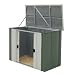 Rowlinson 4x2 Metal Storette - Olive Green and White