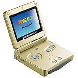 Nintendo GameBoy Advance SP GBA Gold Champagne Gameboy