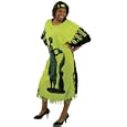 Pouring Water Caftan Kaftan With Matching Headwrap - Available in Green or Orange