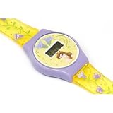 WB\11289 -Disney - WAT-120-01-YW -Prinzessin gelbe Digital Mädchen Uhr für Kinder