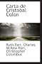 Carta de Cristobal Colon (Spanish Edition)