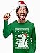 Big Trex Santa Ugly Christmas Sweater - Funny Xmas Long Sleeve T-Shirt