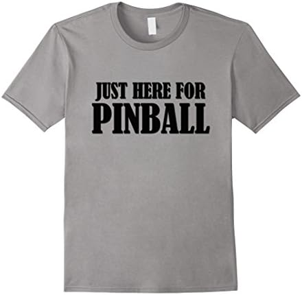 Men's Just Here For Pinball Shirt 2XL Slate