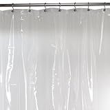 Maytex Hotel Vinyl Shower Liner, Clear