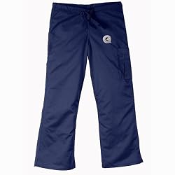 Georgetown Hoyas NCAA Cargo Style Scrub Pant (Navy)