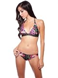 ED Hardy DEDICATED Banded Halter Swimsuit Top