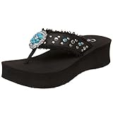 Grazie Women's Varese Thong,Black,7 M US