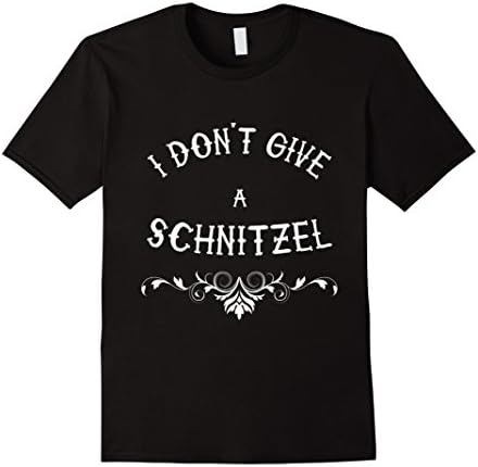 Men's I Don't Give a Schnitzel Tshirt Shirt Tee Gift / Oktoberfest 2XL Black
