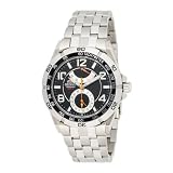 Orient Men's CFM00001B Power Reserve Semi-Skeleton Black Automatic Watch