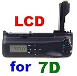 LCD Battery Grip BG-E7 for Canon EOS 7D Digital Camera