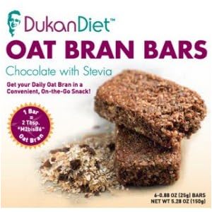 Dukan Diet Oat Bran Bars Chocolate - 5.28 oz Dukan Diet Oat Bran Bars Chocolate - 5.28 oz