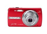 Olympus Mju-760 Digitalkamera (7 Megapixel) in Ruby Red mit 512MB xD-Karte