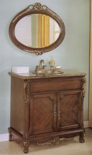 Modern Finial design Sink/Mirror