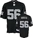 Derrick Burgess Black Reebok NFL Premier Oakland Raiders Jersey - Medium