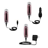 Deluxe Kit for the Sony Walkman NW-S703F includes a USB cable with Car and Wall Charger - uses Gomadic TipExchange Technology