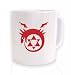 Ouroboros Mug - Inspired By Full Metal Alchemist Standard Size Mug White Mug
