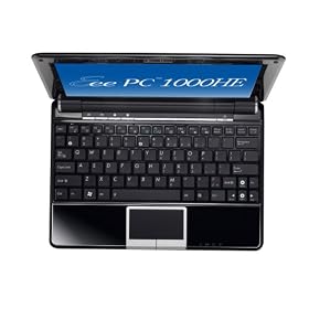 ASUS Eee PC 1000HE 10-Inch Netbook (1.66 GHz Intel Atom N280 Processor, 1 GB RAM, 160 GB Hard Drive, 10 GB Eee Storage, Bluetooth, XP Home, 9.5 Hour Battery Life) Black