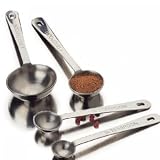 Amco 4-Piece Stainless-Steel Measuring Spoon Set
