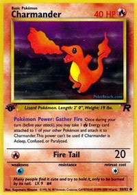Amazon.com: Pokemon - Charmander (50) - Team Rocket - 1st Edition: Toys