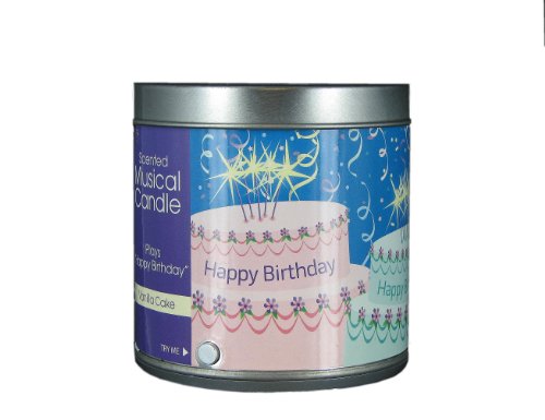 Scented Musical Happy Birthday Vanilla Cake