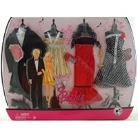 Barbie and Ken Party Fashion Doll Clothes - 4 Evening Wear Outfits