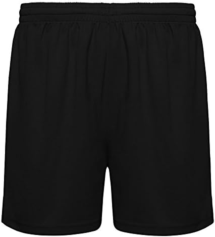 Men's Sport Shorts Light Weight Adjustable Draw Cord - NO Mesh Liner NO Pockets - Black Size: L