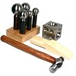 Doming Block Dapping Punches Hammer & Bench Pin Tools