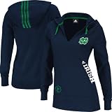 Adidas Notre Dame Fighting Irish Women's Long Sleeve Pullover Hooded Crew