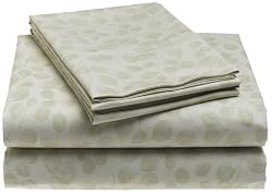 Barbara Barry Dream Eucalyptus 100% Combed Cotton California King Fitted Sheet