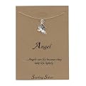 Angel Inspirational Pendant Necklace - 16"