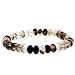 8mm Rondell Stretch Bracelet - Smokey Quartz