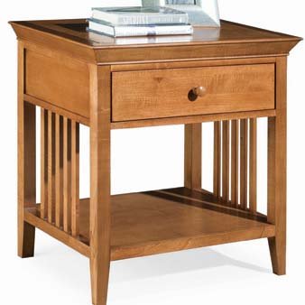 American Drew Sterling Pointe Single Drawer Nightstand in Maple American Drew Sterling Pointe Single Drawer Nightstand in Maple
