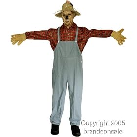 Scary Standing Scarecrow Halloween Prop