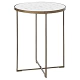 Arteriors Casey Tall Hammered Iron/Mirror Table - 2533 Arteriors Casey Tall Hammered Iron/Mirror Table - 2533
