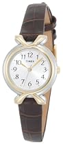 Timex Women's Classic Brown Leather Strap Watch #T2M744