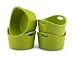 Rachael Ray Bubble and Brown Set of 4 Ramekins, Green