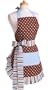 Flirty Aprons Women's Original Blue Chocolate Apron