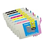 7 Pack Compatible Cartridges For Epson. Includes Sophia Global Brand Cartridges for 2ea T098120 + 1ea T098220 + 1ea T098320 + 1ea T098420 + 1ea T098520 + 1ea T098620.