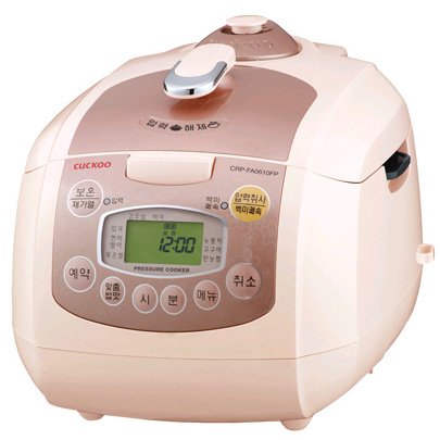 Cuckoo Rice Cooker | CRP-FA0610F (Ivory/Gold)