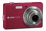 AgfaPhoto OPTIMA 100 Digitalkamera (10 Megapixel, 3-fach opt. Zoom, 2.7 Zoll Display, bildstabilisiert) rot