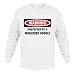 PROTECTED BY A MINIATURE POODLE Youth Long Sleeve T-Shirt (for Kids) Various Colors Available
